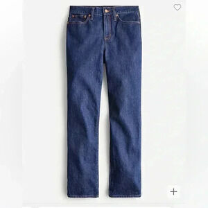 JCrew high Rise 90’s Classic Straight in Resin Rinse